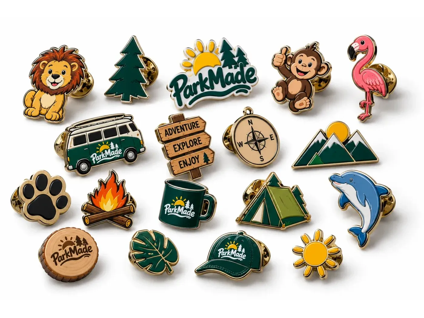 Pins, Naar eigen ontwerp