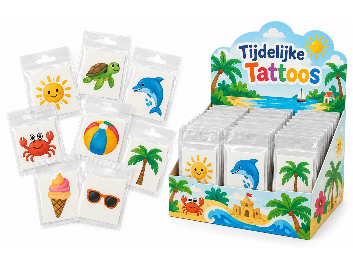 Tijdelijke tattoo's, Naar eigen ontwerp